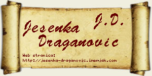 Jesenka Draganović vizit kartica